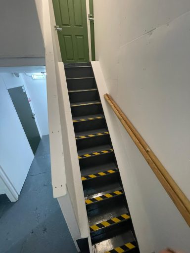 Stairs to upstairs units